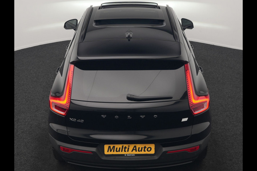 Volvo XC40 Ultimate Recharge Pure 70 kWh 231pk | Panodak | Warmtepomp | Adaptive Cruise | 360 Camera | Harman / Kardon | Alcantara Sportstoelen Memory & Verwarmd | Stuur Verwarmd | Google Assistent | Apple Carplay | Keyless | Blis | DAB |