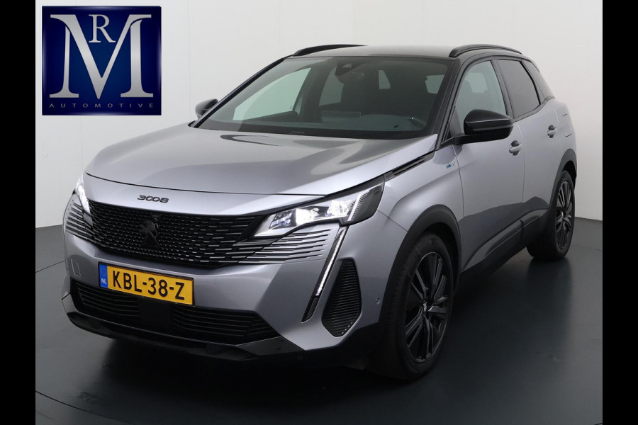Peugeot 3008 1.6 HYbrid 225 GT PHEV | BLACK OPTIC| FOCAL AUDIO| STOELVERWARMING| CAMERA VOOR+ ACHTER| ADAPTIVE CRUISE CONTROL| DODE HOEK SENSOR| ELEK. ACHTERKLEP| STANDKACHEL