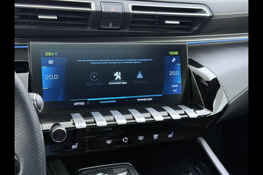 Peugeot 508 1.6 HYbrid GT PHEV| AFNEEMBARE TREKHAAK| PANO| ELEKTRISCHE ACHTERKLEP| ACHTERUITRIJCAMERA| RIJKLAAR GELEVERD INCL. 12 MND BOVAG GARANTIE| DODE HOEK SENSOR|