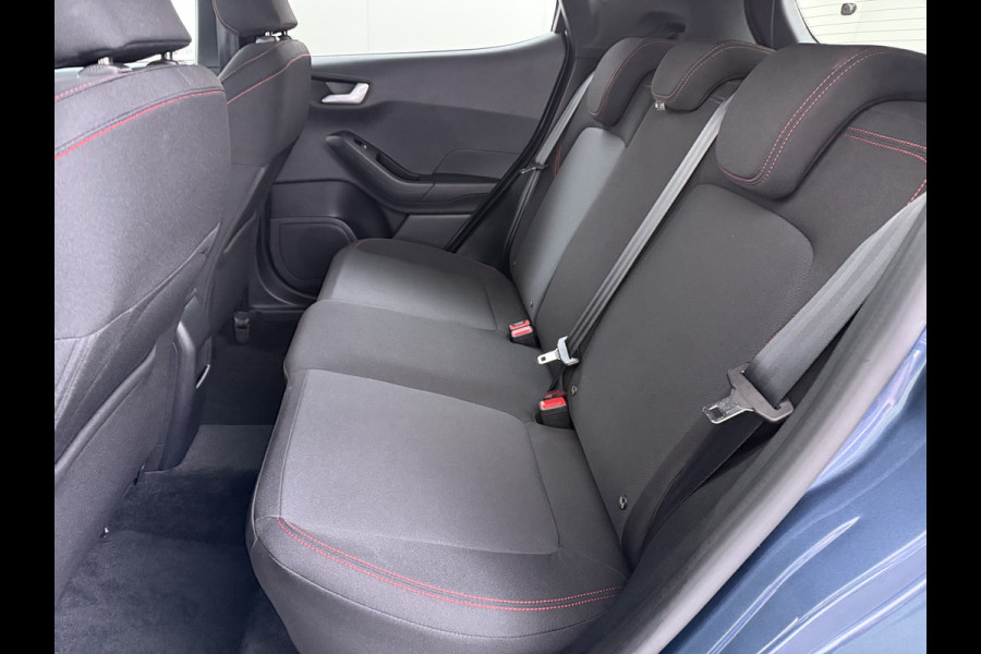 Ford Fiesta 1.0T 125PK Hybrid ST-Line Stoel+Stuur+Voorruitverwarming Apple Carplay/Android Auto Navi* Ecc Cruise Control Pdc Keyless DAB+ Bluetooth Lmv Lane Assist Isofix Regensensor 1e Eigenaar Origineel Nederlandse Auto