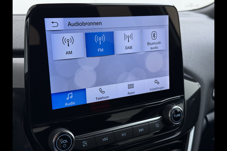 Ford Fiesta 1.0T 125PK Hybrid ST-Line Stoel+Stuur+Voorruitverwarming Apple Carplay/Android Auto Navi* Ecc Cruise Control Pdc Keyless DAB+ Bluetooth Lmv Lane Assist Isofix Regensensor 1e Eigenaar Origineel Nederlandse Auto