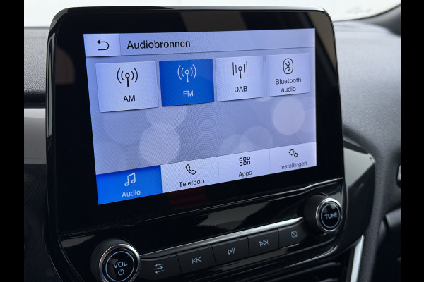 Ford Fiesta 1.0T 125PK Hybrid ST-Line Stoel+Stuur+Voorruitverwarming Apple Carplay/Android Auto Navi* Ecc Cruise Control Pdc Keyless DAB+ Bluetooth Lmv Lane Assist Isofix Regensensor 1e Eigenaar Origineel Nederlandse Auto