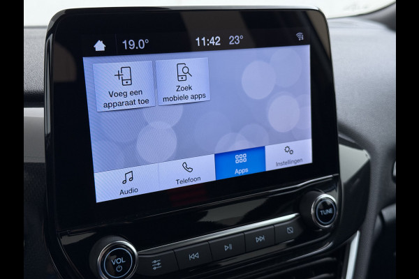 Ford Fiesta 1.0T 125PK Hybrid ST-Line Stoel+Stuur+Voorruitverwarming Apple Carplay/Android Auto Navi* Ecc Cruise Control Pdc Keyless DAB+ Bluetooth Lmv Lane Assist Isofix Regensensor 1e Eigenaar Origineel Nederlandse Auto