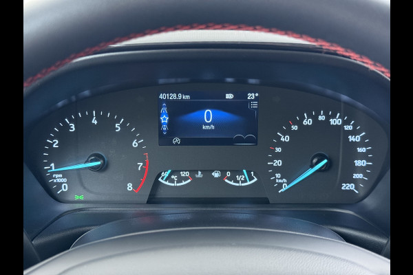 Ford Fiesta 1.0T 125PK Hybrid ST-Line Stoel+Stuur+Voorruitverwarming Apple Carplay/Android Auto Navi* Ecc Cruise Control Pdc Keyless DAB+ Bluetooth Lmv Lane Assist Isofix Regensensor 1e Eigenaar Origineel Nederlandse Auto