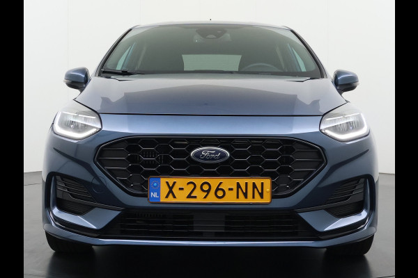 Ford Fiesta 1.0T 125PK Hybrid ST-Line Stoel+Stuur+Voorruitverwarming Apple Carplay/Android Auto Navi* Ecc Cruise Control Pdc Keyless DAB+ Bluetooth Lmv Lane Assist Isofix Regensensor 1e Eigenaar Origineel Nederlandse Auto