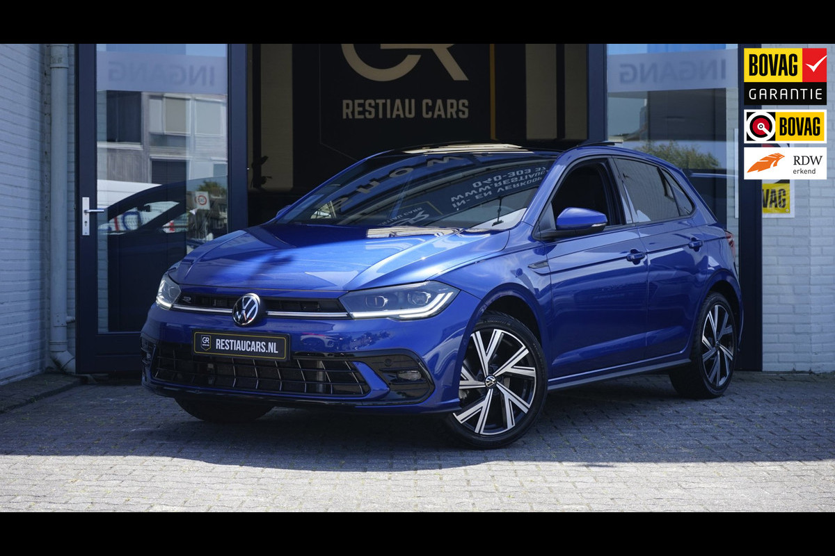 Volkswagen Polo R-Line 1.0 TSI 110 Pk AUTOMAAT-ACC-CAMERA-IQ LIGHT-KEYLESS-NAVIGATIE-PANORAMA-VIRTUEEL-STOELVERWARMING