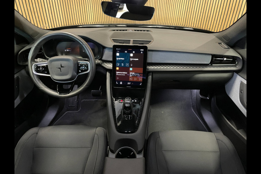 Polestar 2 Long Range Single Motor 78 kWh|88% SOH|BLACK ED.|TREKHAAK|MEMORY|CAMERA|STOEL+STUURVERW|ACC|INCL.BTW|1e EIG|NL-AUTO|NAP