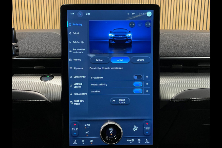 Ford Mustang Mach-E RWD 75 kWh|94% SOH|PANORAMA|MEMORY|LEDER|B&O|ACC|360+V+A-CAMERA|CARPLAY|STOEL+STUURVERW|NL-AUTO|INCL BTW|NAP|