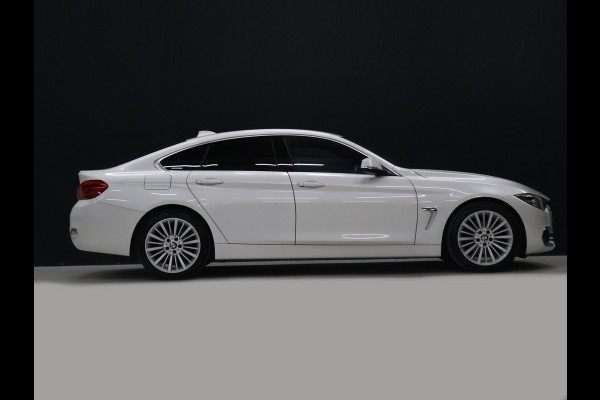BMW 4 Serie Gran Coupé 418i High Executive [GROOT NAVIGATIE, STOELVERWARMING, VOL LEDER, CRUISE CONTROL, LED, BLUETOOOTH, DIGITAL DASH, ELEKTRISCHE ACHTERKLEP, NIEUWSTAAT]