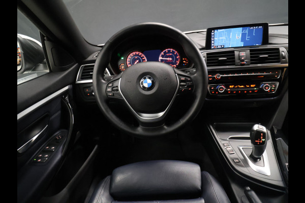 BMW 4 Serie Gran Coupé 418i High Executive [GROOT NAVIGATIE, STOELVERWARMING, VOL LEDER, CRUISE CONTROL, LED, BLUETOOOTH, DIGITAL DASH, ELEKTRISCHE ACHTERKLEP, NIEUWSTAAT]