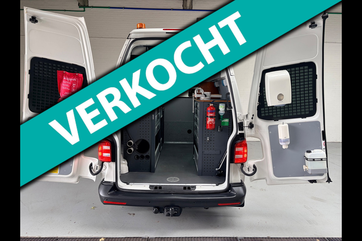 Volkswagen Transporter L2H3 extra hoge Servicewagen 2.0 TDI 102pk Bott inrichting Victron v230 Standkachel Trekhaak RIJKLAARPRIJS