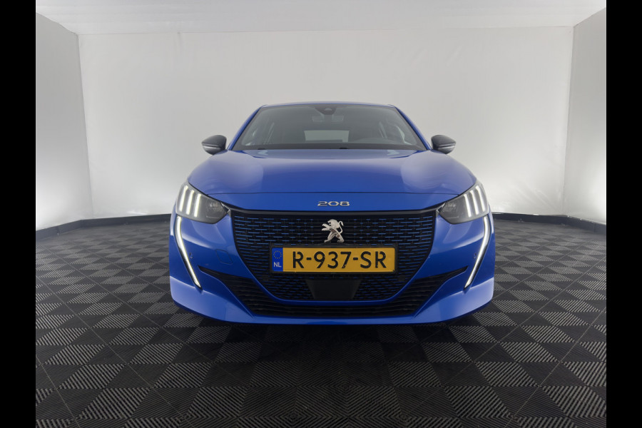 Peugeot e-208 EV GT Pack 50 kWh [3-Fase-11kW] {SoH-94%} (INCL.BTW) *FULL-LED | DIGI-COCKPIT | BLINDSPOT | CAMERA | LEATHER-ALCANTARA | AMBIENTLIGHT | NAVI-FULLMAP | LANE-ASSIST | KEYLESS | DAB | CCS-FASTLOADER | HEATED-SPORTSEATS | 17''ALU*
