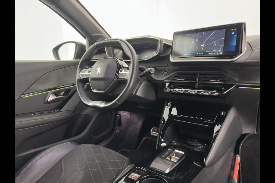 Peugeot e-208 EV GT Pack 50 kWh [3-Fase-11kW] {SoH-94%} (INCL.BTW) *FULL-LED | DIGI-COCKPIT | BLINDSPOT | CAMERA | LEATHER-ALCANTARA | AMBIENTLIGHT | NAVI-FULLMAP | LANE-ASSIST | KEYLESS | DAB | CCS-FASTLOADER | HEATED-SPORTSEATS | 17''ALU*