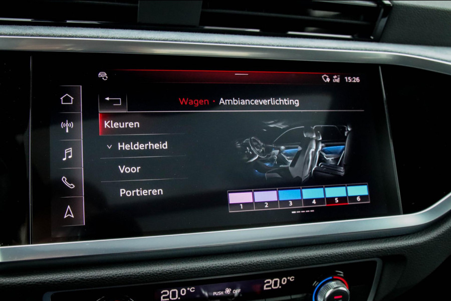 Audi Q3 35 TFSI 1.5 TFSI S Line Pro Line S 150pk S-Tronic 1e|DLR|Panoramadak|Virtual Cockpit|LED Matrix|Leder|ACC|B&O|20inch|Black