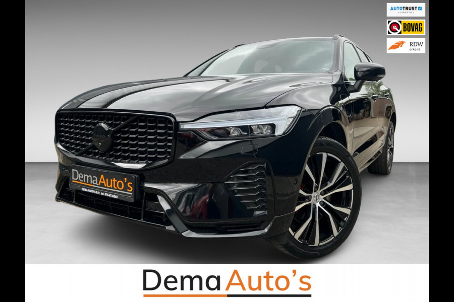 Volvo XC60 2.0 T8 AWD R-DESIGN BLACK-LINE BJ2023 455PK SOH 98,54% LUCHTVERING/ PANO/LEDER/H&K/H-UP/360CAM