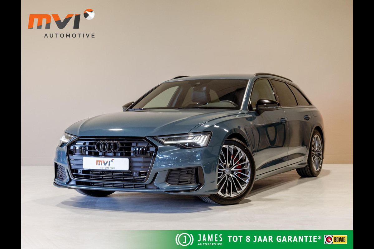 Audi A6 Avant 55 TFSI e quattro 3x S-Line Competition SOH 93% / 367pk / Trekhaak / B&O / Dodehoek herkenning / Adaptieve cruise control /