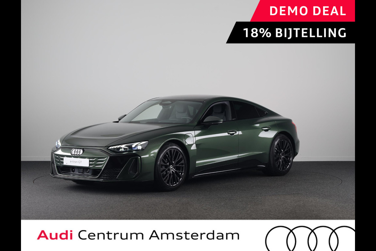 Audi e-tron GT e-tron GT 504pk | B&O | Lederen bekleding | Elektrische verstelbare voorstoelen met geheugen | Panoramadak | Audi Exclusive kleur