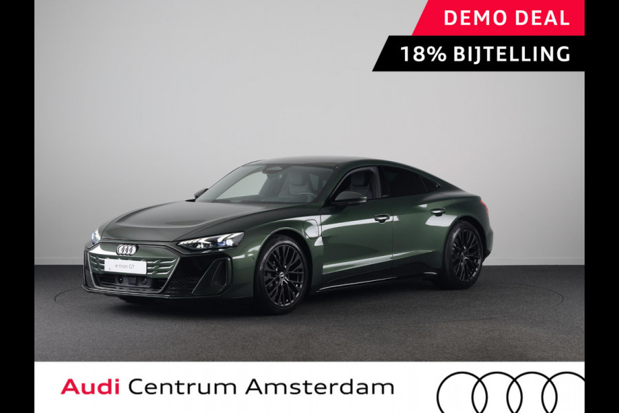 Audi e-tron GT e-tron GT 504pk | B&O | Lederen bekleding | Elektrische verstelbare voorstoelen met geheugen | Panoramadak | Audi Exclusive kleur