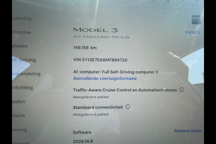 Tesla Model 3 Standard RWD Plus 60 kWh |SOH 88%|FACELIFT | WARMTEPOMP