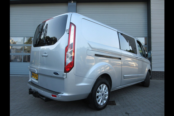 Ford Transit Custom 320 2.0 TDCI L2, Limited, DC, Dubbel Cabine, LED, 2x schuifdeur, Camera.