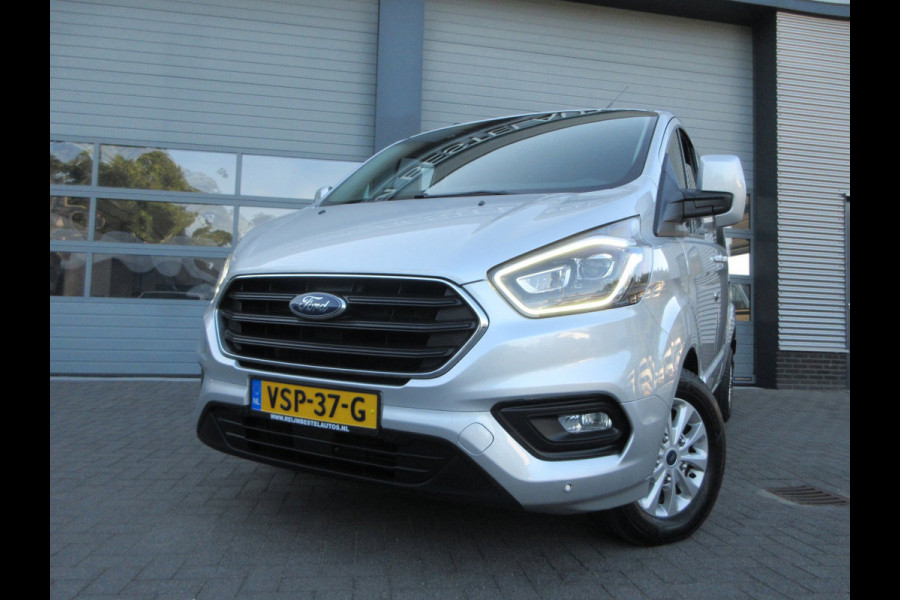 Ford Transit Custom 320 2.0 TDCI L2, Limited, DC, Dubbel Cabine, LED, 2x schuifdeur, Camera.