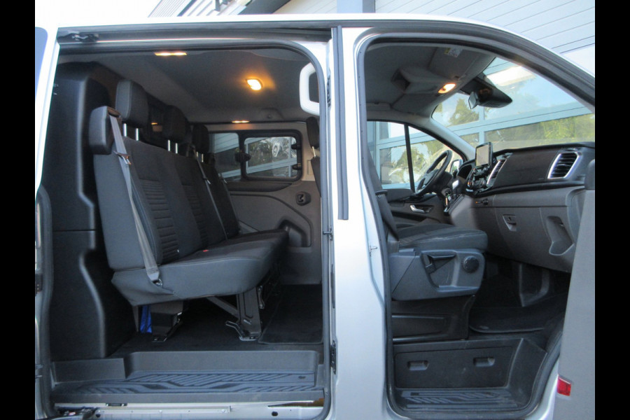 Ford Transit Custom 320 2.0 TDCI L2, Limited, DC, Dubbel Cabine, LED, 2x schuifdeur, Camera.