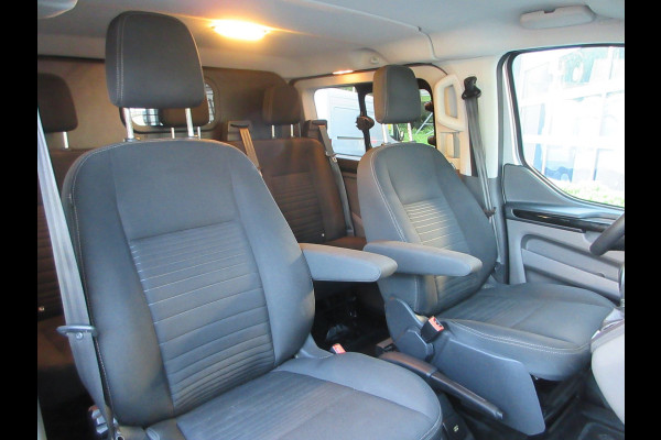 Ford Transit Custom 320 2.0 TDCI L2, Limited, DC, Dubbel Cabine, LED, 2x schuifdeur, Camera.