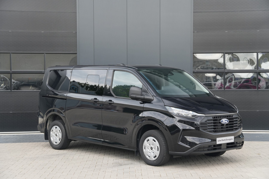Ford Transit Custom 320 2.0 TDCI L1H1 Trend DC 136pk - 2x Schuif - Stoel/stuurverwarming - Cruise - Navi - Camera - Rijklaar