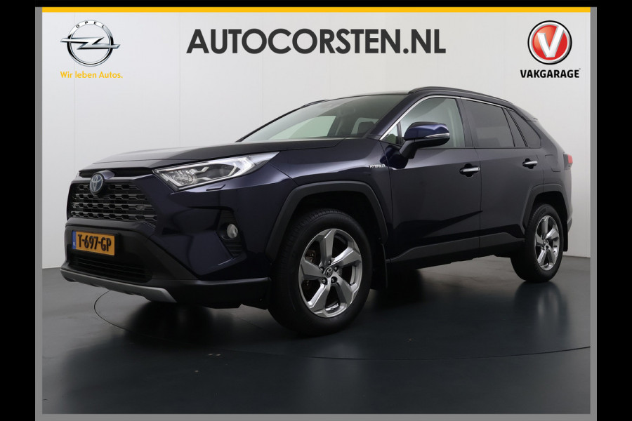 Toyota RAV4 2.5I Hybride Leer+Verwarming+Memory Adap.Cruise Navi Camera Ecc Apple Carplay Android Auto Miracast™ Elek.Achterklep Active Stuur+Voorruit+Achterbankverwarming Keyless Lane Assist Privacy Glas Lmv Elek.Stoel Bluetooth Led