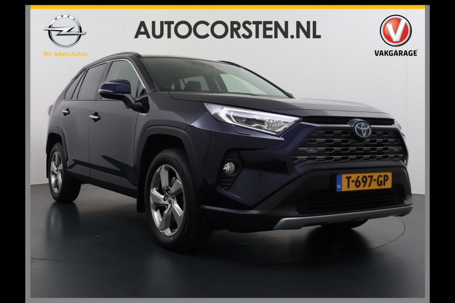 Toyota RAV4 2.5I Hybride Leer+Verwarming+Memory Adap.Cruise Navi Camera Ecc Apple Carplay Android Auto Miracast™ Elek.Achterklep Active Stuur+Voorruit+Achterbankverwarming Keyless Lane Assist Privacy Glas Lmv Elek.Stoel Bluetooth Led
