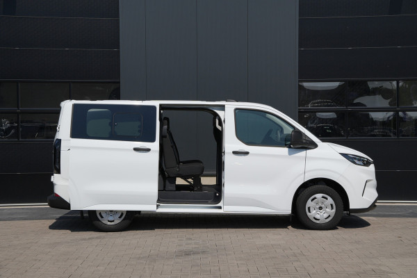 Ford Transit Custom 320 2.0 TDCI L1H1 Trend DC 136pk - 2x Schuif - Stoel/stuurverwarming - Cruise - Navi - Camera - Rijklaar