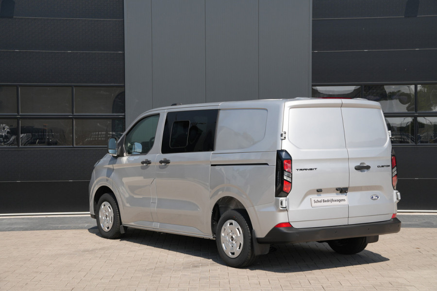 Ford Transit Custom 320 2.0 TDCI L1H1 Trend DC 136pk - 2x Schuif - Stoel/stuurverwarming - Cruise - Navi - Camera - Rijklaar