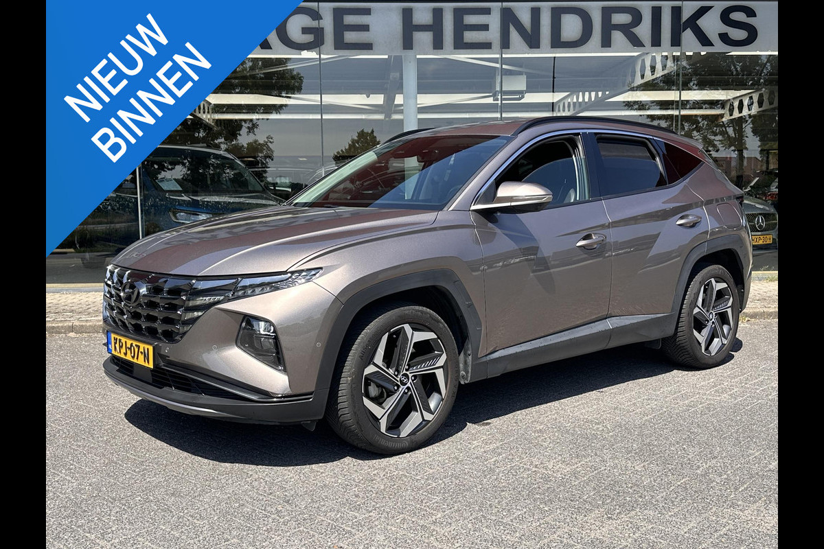 Hyundai Tucson 1.6 T-GDI HEV Premium | Trekhaak 1650kg!  | Leder | Blind-spot | 360 Cam | Adaptive CC | Stoel-koeling/verwarming |