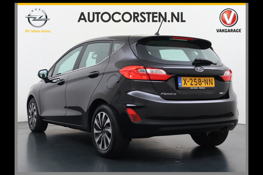 Ford Fiesta 1.0T 124PK Hybrid 5Drs Stuur+Stoel+Voorruitverwarming Navi* Ecc Apple Carplay/Android Auto Cruise Control Pdc Titanium Lmv DAB Bluetooth TCS Lane Assist Keyless € 28.000 nieuw ! Origineel Nederlandse Auto