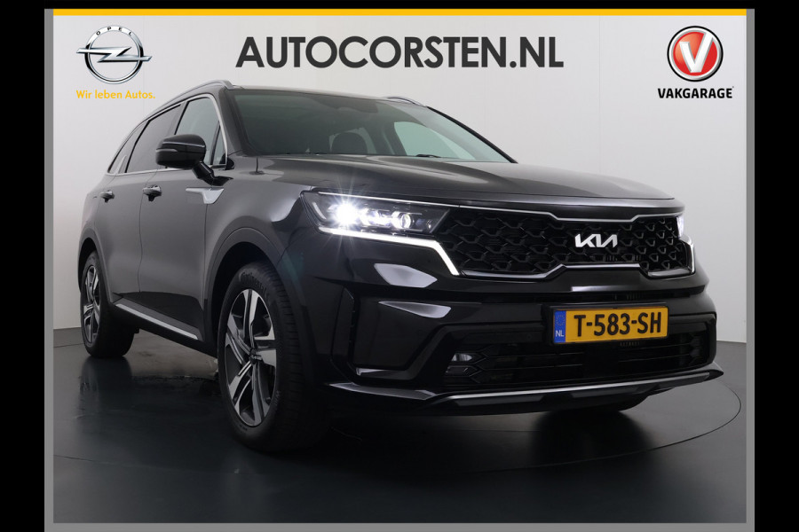 Kia Sorento 1.6T-GDI 265PK 4WD Plugin Hybrid DynamicPlusLine 7-Persoons Panoramadak Leder Trekhaak Adap.Cruise Bose® Stoel+Stuur+Achterbankv Apple Carplay Android Auto DAB Lmv Privacy Glas Led Elek.Stoelen Elek.Achterklep Fabrieksgarantie tot 24-8-2030/150.000KM 1e Eigenaar Dealeronderhouden 1.500KG Trekgewicht Origineel Nederlandse Auto