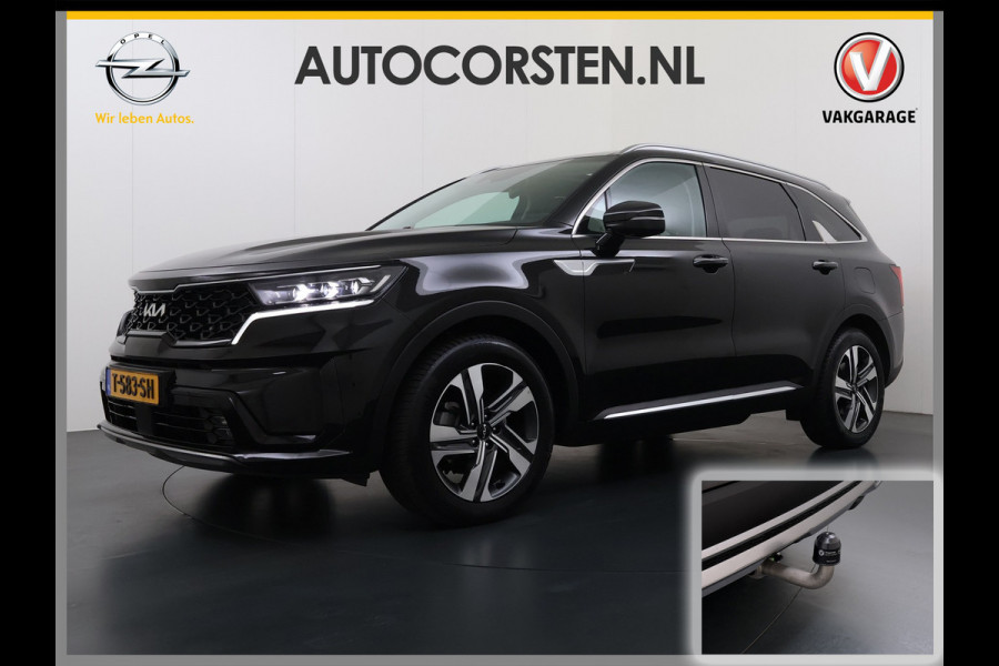 Kia Sorento 1.6T-GDI 265PK 4WD Plugin Hybrid DynamicPlusLine 7-Persoons Panoramadak Leder Trekhaak Adap.Cruise Bose® Stoel+Stuur+Achterbankv Apple Carplay Android Auto DAB Lmv Privacy Glas Led Elek.Stoelen Elek.Achterklep Fabrieksgarantie tot 24-8-2030/150.000KM 1e Eigenaar Dealeronderhouden 1.500KG Trekgewicht Origineel Nederlandse Auto