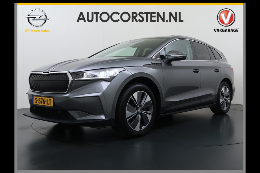 Škoda ENYAQ iV PanoDak Trekhaak Navi Camera Apple Carplay Android Auto Elek.Achterklep Ecc Cruise Control iV 60 SOH 89,6% Stuurverwarming Bluetooth Led Keyless advanced 1.000KG Trekgewicht 1e Eigenaar Origineel Nederlandse Auto