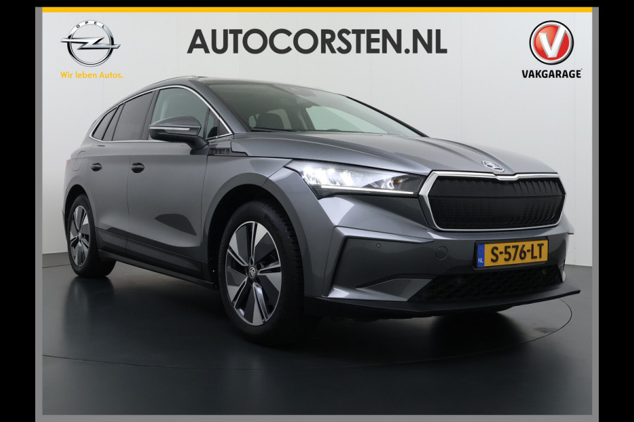Škoda ENYAQ iV PanoDak Trekhaak Navi Camera Apple Carplay Android Auto Elek.Achterklep Ecc Cruise Control iV 60 SOH 89,6% Stuurverwarming Bluetooth Led Keyless advanced 1.000KG Trekgewicht 1e Eigenaar Origineel Nederlandse Auto