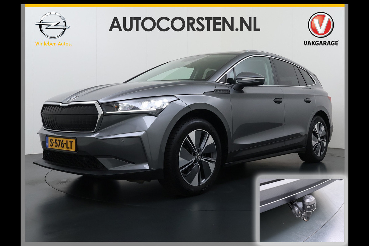 Škoda ENYAQ iV 60 PanoDak Trekhaak Navi Camera Apple Carplay Android Auto Elek.Achterklep Ecc Cruise Control SOH 89,6% Stuurverwarming Bluetooth Led Keyless advanced 1.000KG Trekgewicht 1e Eigenaar Origineel Nederlandse Auto