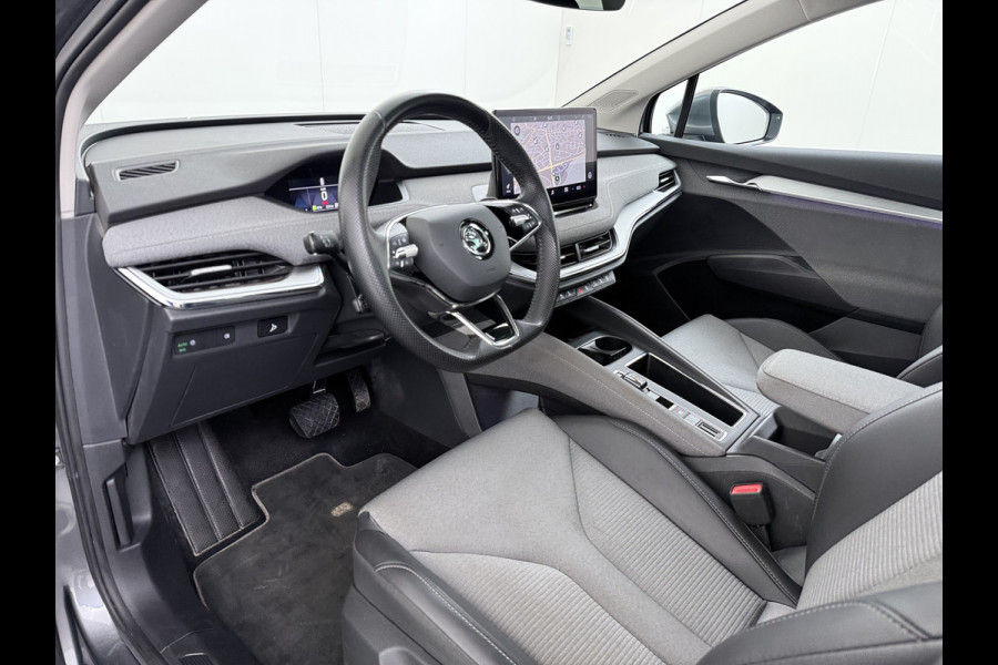 Škoda ENYAQ iV PanoDak Trekhaak Navi Camera Apple Carplay Android Auto Elek.Achterklep Ecc Cruise Control iV 60 SOH 89,6% Stuurverwarming Bluetooth Led Keyless advanced 1.000KG Trekgewicht 1e Eigenaar Origineel Nederlandse Auto