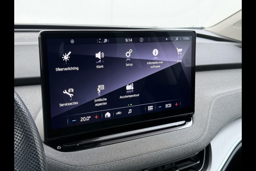 Škoda ENYAQ iV PanoDak Trekhaak Navi Camera Apple Carplay Android Auto Elek.Achterklep Ecc Cruise Control iV 60 SOH 89,6% Stuurverwarming Bluetooth Led Keyless advanced 1.000KG Trekgewicht 1e Eigenaar Origineel Nederlandse Auto