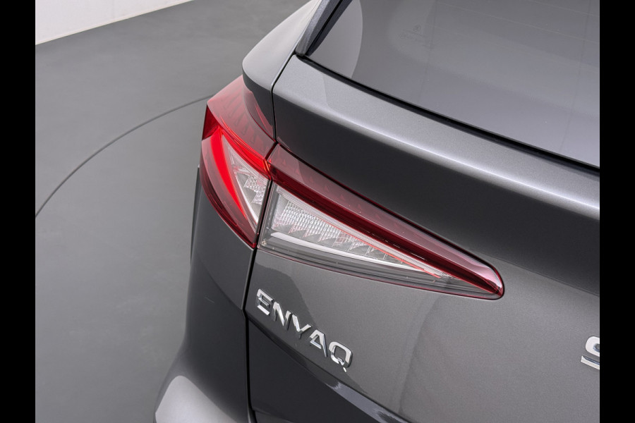 Škoda ENYAQ iV PanoDak Trekhaak Navi Camera Apple Carplay Android Auto Elek.Achterklep Ecc Cruise Control iV 60 SOH 89,6% Stuurverwarming Bluetooth Led Keyless advanced 1.000KG Trekgewicht 1e Eigenaar Origineel Nederlandse Auto