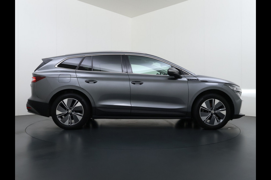 Škoda ENYAQ iV PanoDak Trekhaak Navi Camera Apple Carplay Android Auto Elek.Achterklep Ecc Cruise Control iV 60 SOH 89,6% Stuurverwarming Bluetooth Led Keyless advanced 1.000KG Trekgewicht 1e Eigenaar Origineel Nederlandse Auto