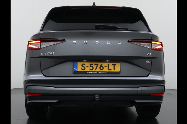 Škoda ENYAQ iV PanoDak Trekhaak Navi Camera Apple Carplay Android Auto Elek.Achterklep Ecc Cruise Control iV 60 SOH 89,6% Stuurverwarming Bluetooth Led Keyless advanced 1.000KG Trekgewicht 1e Eigenaar Origineel Nederlandse Auto