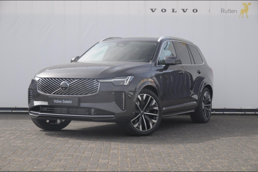 Volvo XC90 T8 408PK Automaat Plug-in hybrid AWD Ultra Bright / Luchtvering / Trekhaak / Panoramadak / Google services / Elektrisch bedienbare voorstoelen met geheugen / Stoelverwarming voor en achter