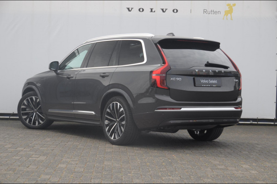 Volvo XC90 T8 408PK Automaat Plug-in hybrid AWD Ultra Bright / Luchtvering / Trekhaak / Panoramadak / Google services / Elektrisch bedienbare voorstoelen met geheugen / Stoelverwarming voor en achter