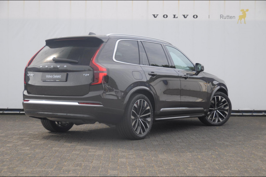 Volvo XC90 T8 408PK Automaat Plug-in hybrid AWD Ultra Bright / Luchtvering / Trekhaak / Panoramadak / Google services / Elektrisch bedienbare voorstoelen met geheugen / Stoelverwarming voor en achter