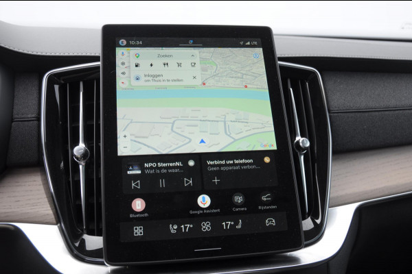 Volvo XC90 T8 408PK Automaat Plug-in hybrid AWD Ultra Bright / Luchtvering / Trekhaak / Panoramadak / Google services / Elektrisch bedienbare voorstoelen met geheugen / Stoelverwarming voor en achter