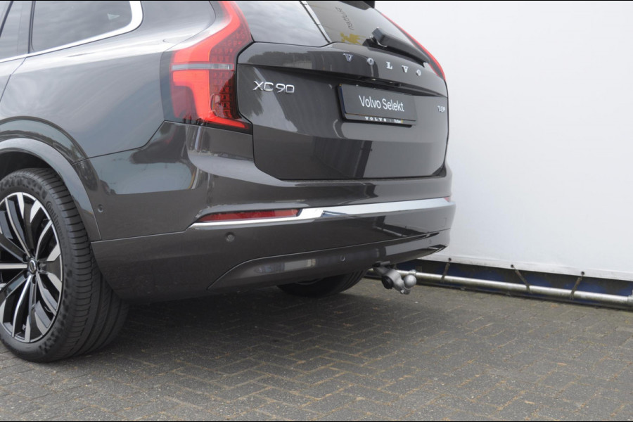 Volvo XC90 T8 408PK Automaat Plug-in hybrid AWD Ultra Bright / Luchtvering / Trekhaak / Panoramadak / Google services / Elektrisch bedienbare voorstoelen met geheugen / Stoelverwarming voor en achter