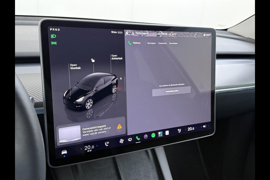 Tesla Model Y RWD 58 kWh AFNEEMBARE TREKHAAK | FABRIEKSGARANTIE OP ACCU & AANDRIJFLIJN TOT 03-2031 OF 160.000 KM | CARBON LIJSTEN |
